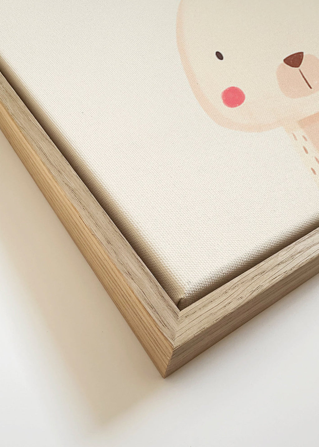 Children's print with a cute rabbit