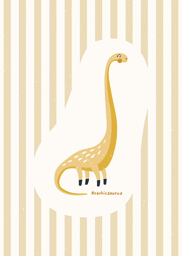 Kids print Dino Brachiosaurus
