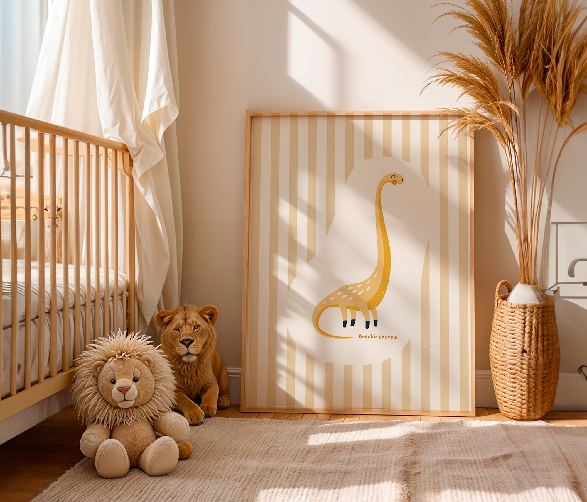 Kids print Dino Brachiosaurus