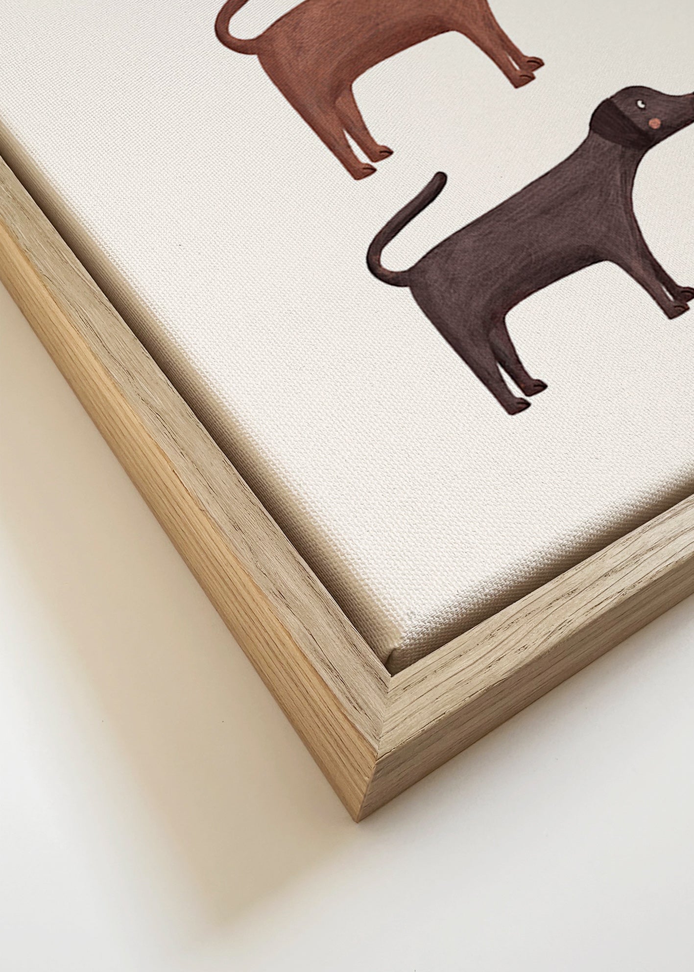 Artwork three labrador trio