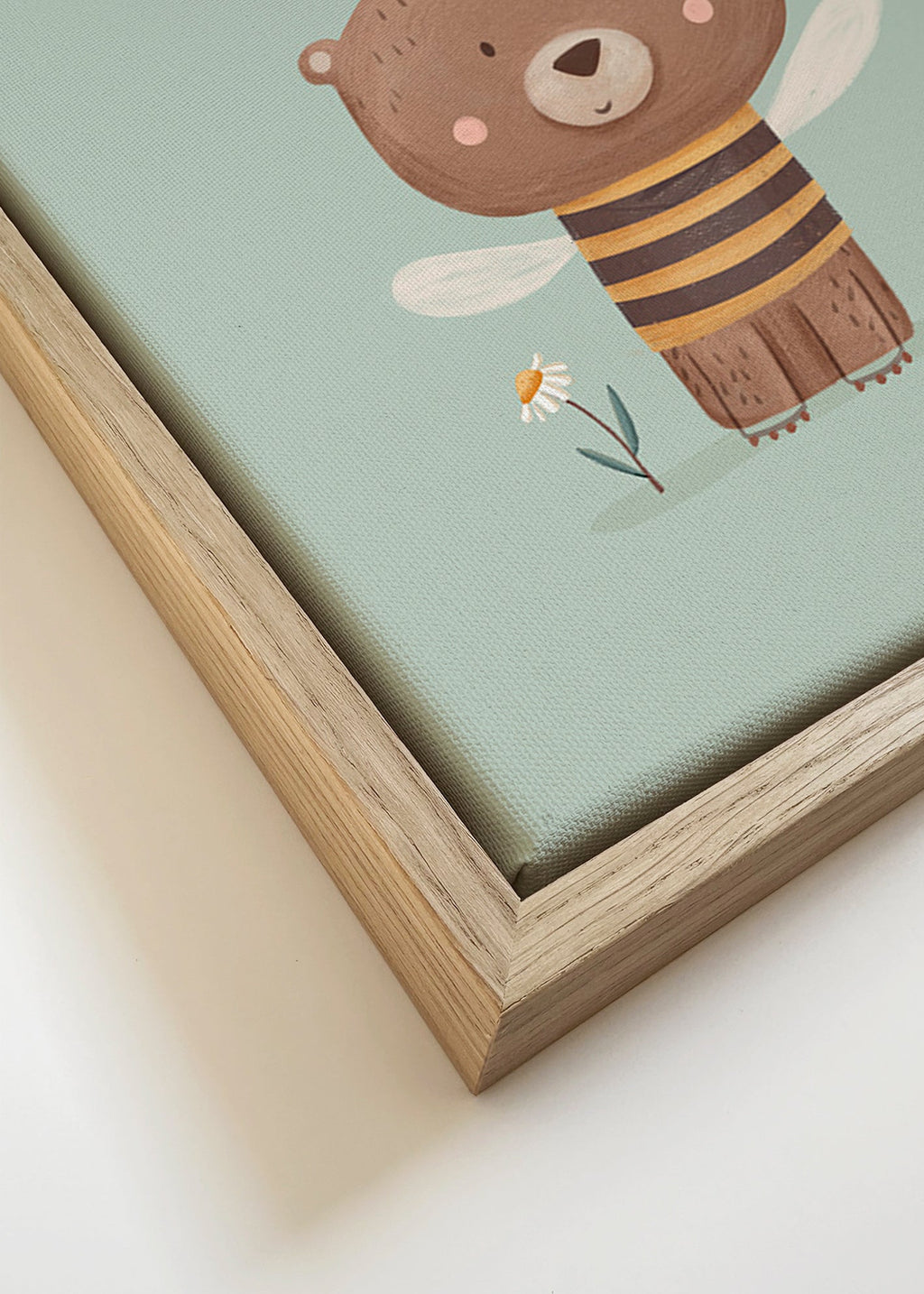 Kids print Queen Bee bear with crown