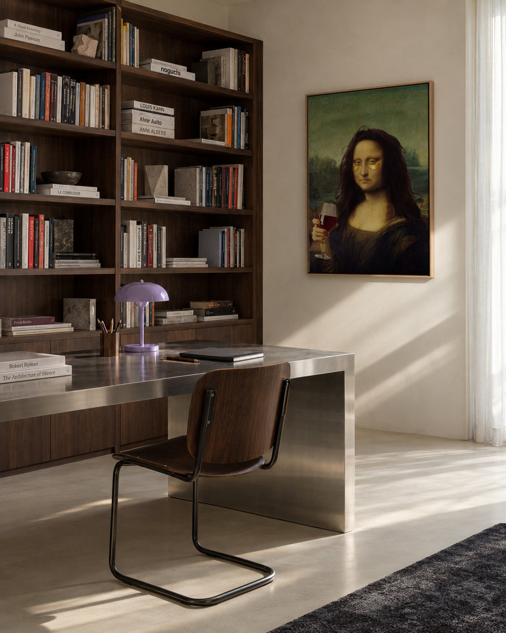 Monday Lisa - Framed canvas in an interior