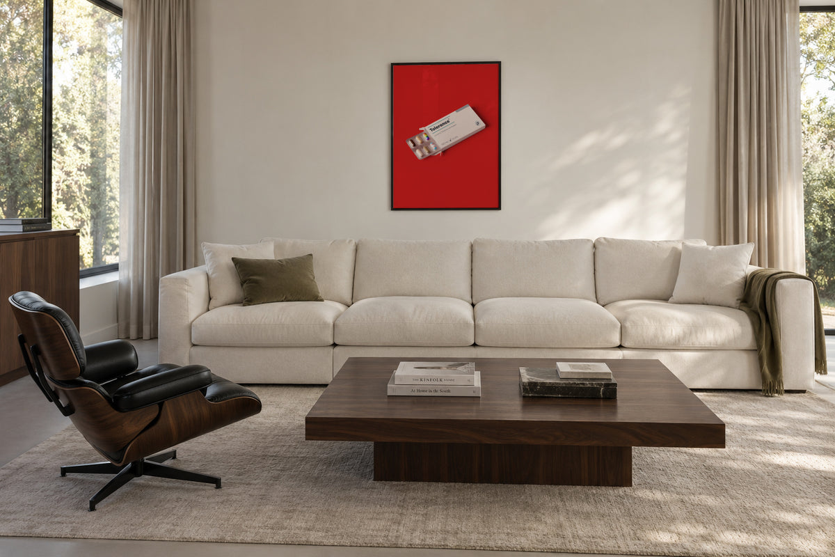 Tolerance Pills - Framed poster in an interior