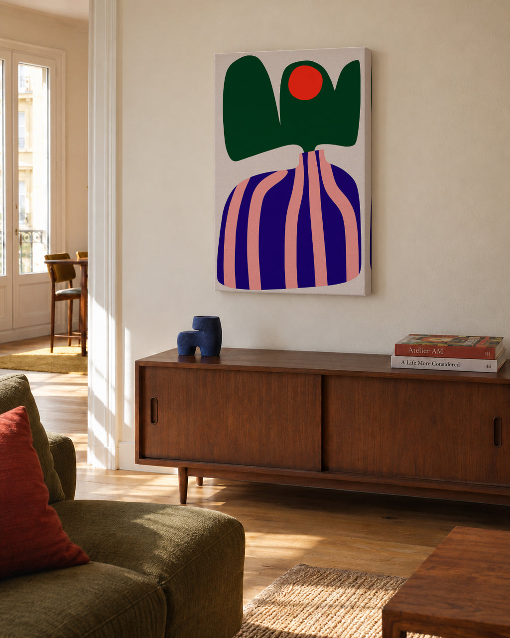 Keukenhof 03 - Unframed canvas in an interior