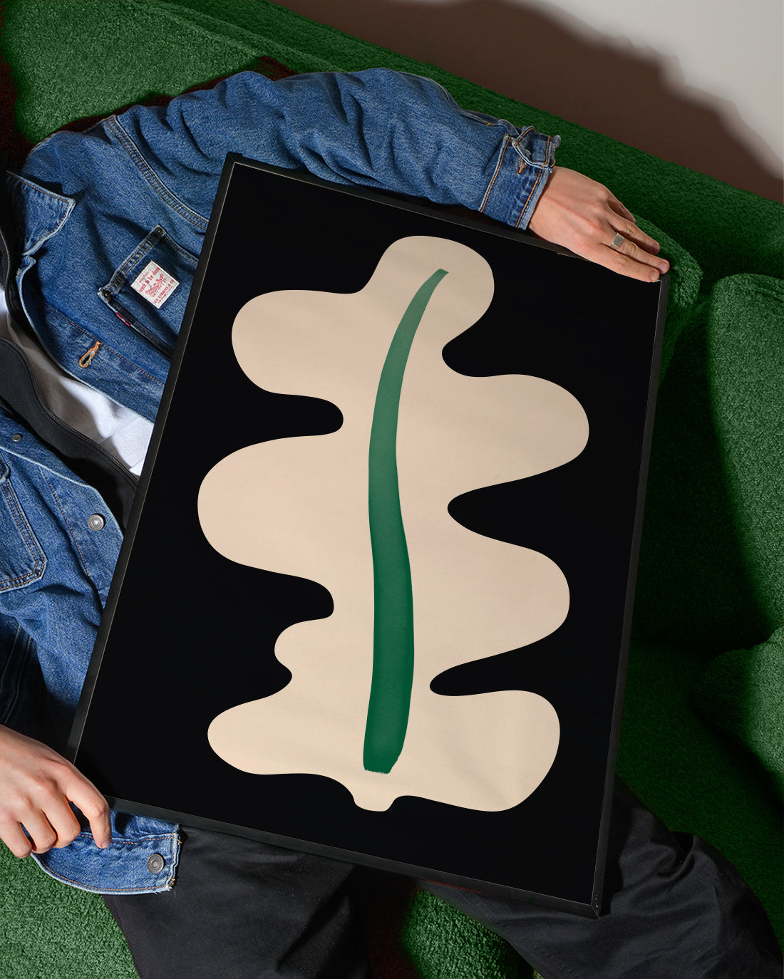 Oak Leaf - Framed poster detail