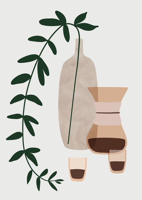 Boho coffee for two