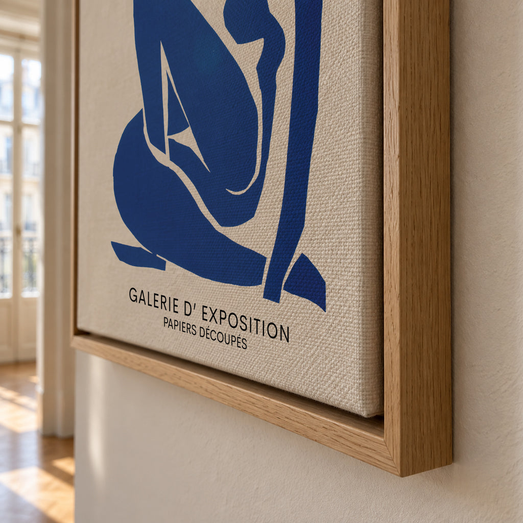 Henri Matisse NUDE - Framed canvas detail