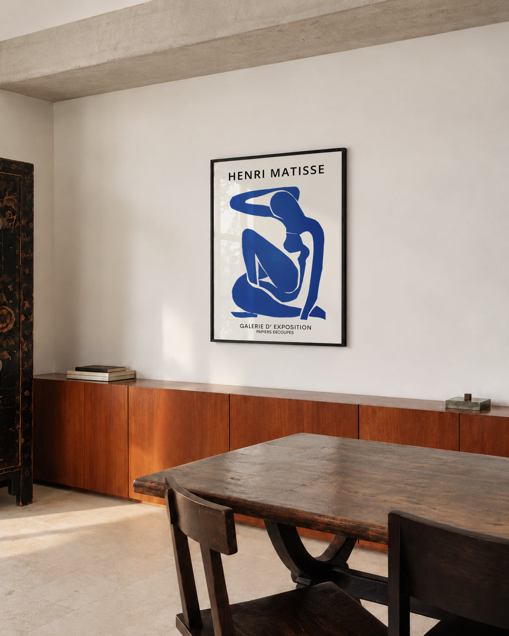 Henri Matisse NUDE - Framed poster in an interior