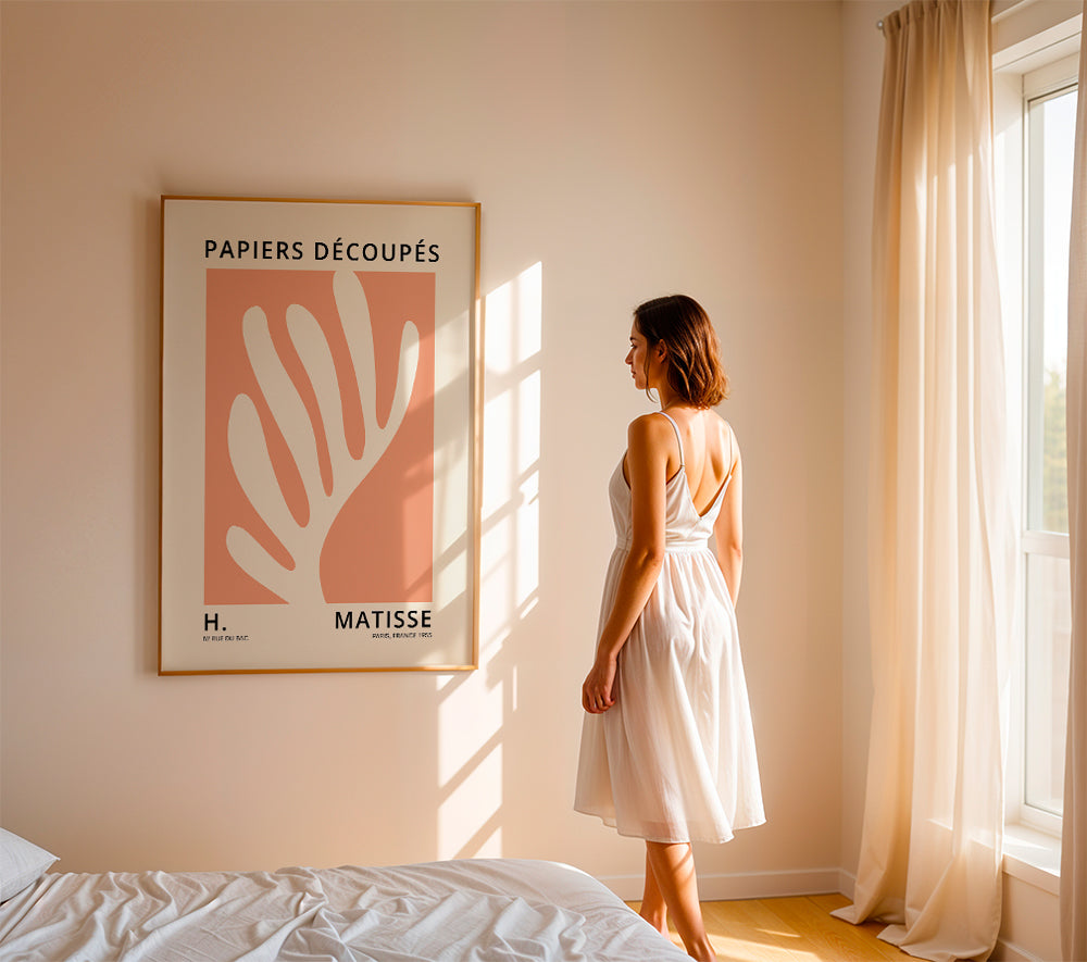 Henri Matisse ORANGE papiers decoupes I