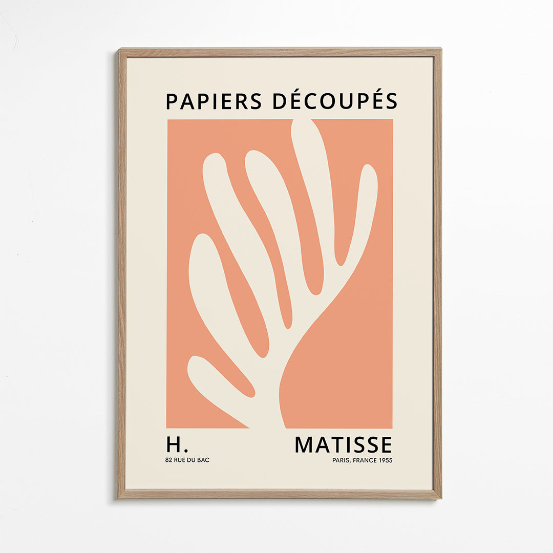 Henri Matisse ORANGE papiers decoupes I