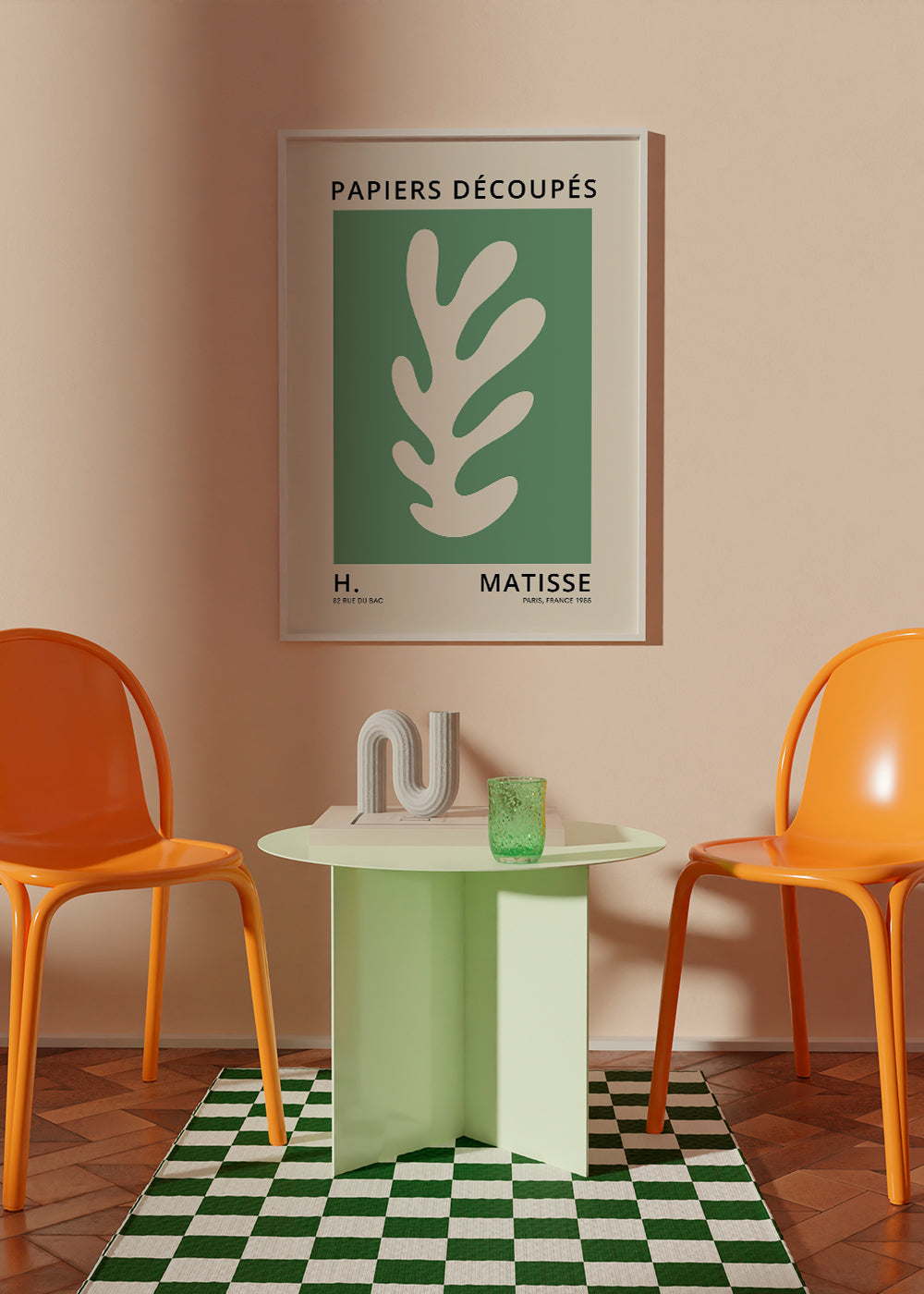 Henri Matisse GREEN papiers decoupes I