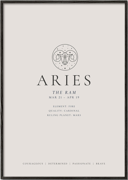 ARIES zodiac personality traits I