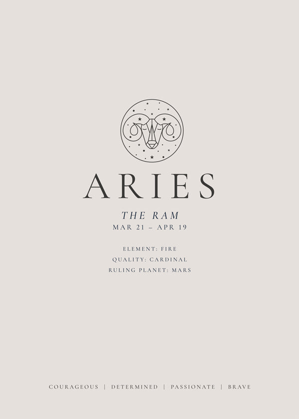 ARIES zodiac personality traits I