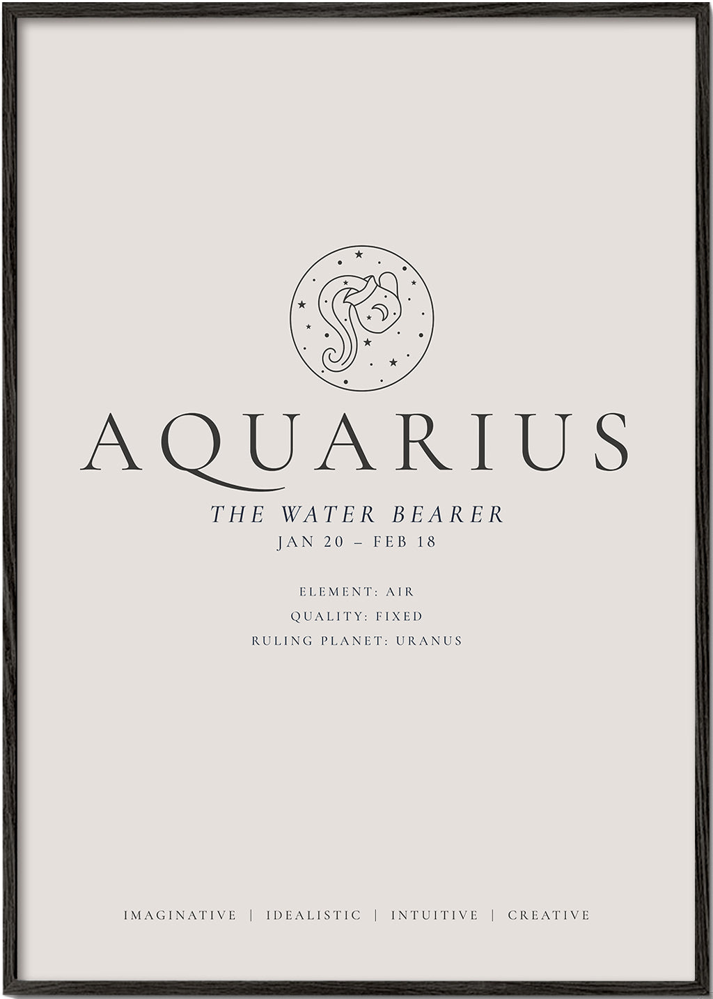 AQUARIUS zodiac personality traits I