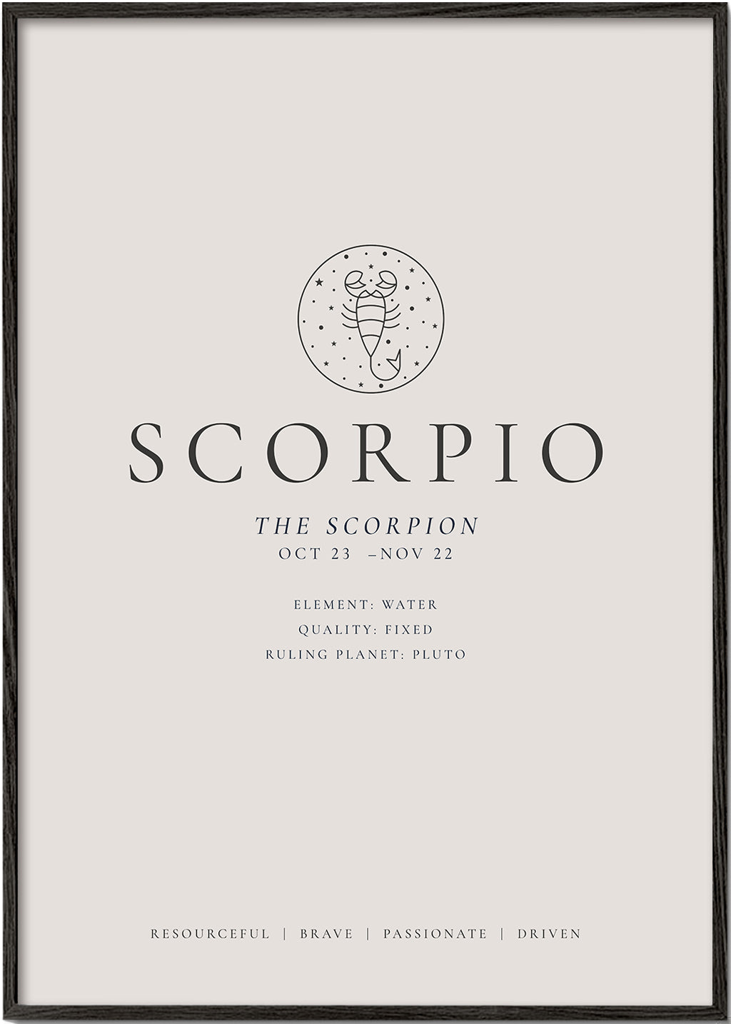 SCORPIO zodiac personality traits I