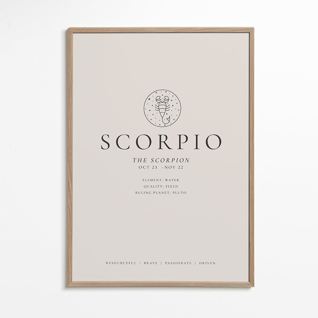 SCORPIO zodiac personality traits I