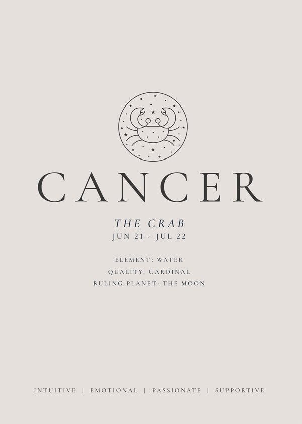 CANCER zodiac personality traits I