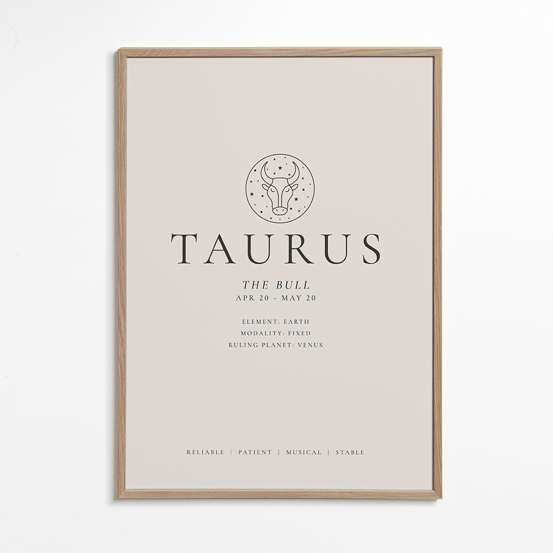 TAURUS zodiac personality traits I