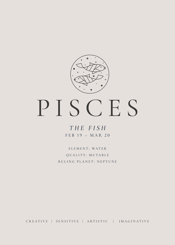 PISCES zodiac personality traits I