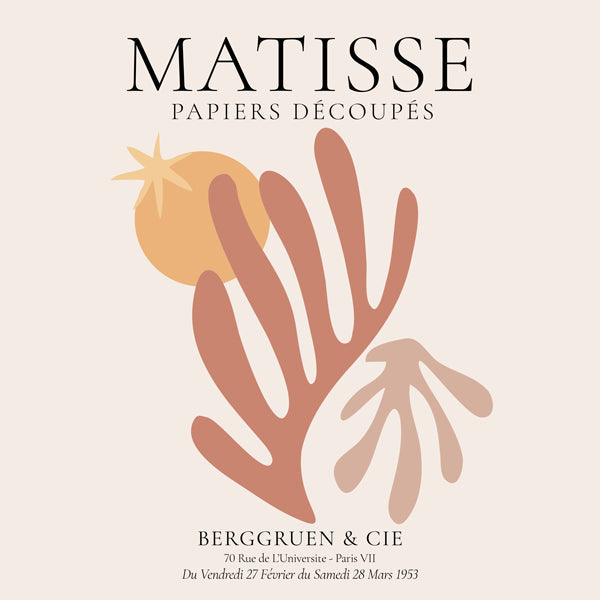 Henri Matisse papiers decoupes poster XXV