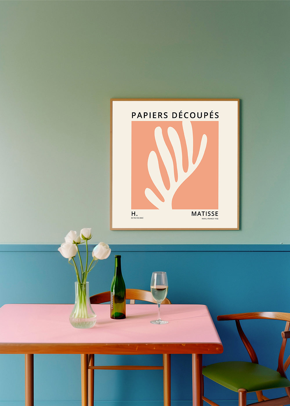Henri Matisse ORANGE papiers decoupes II