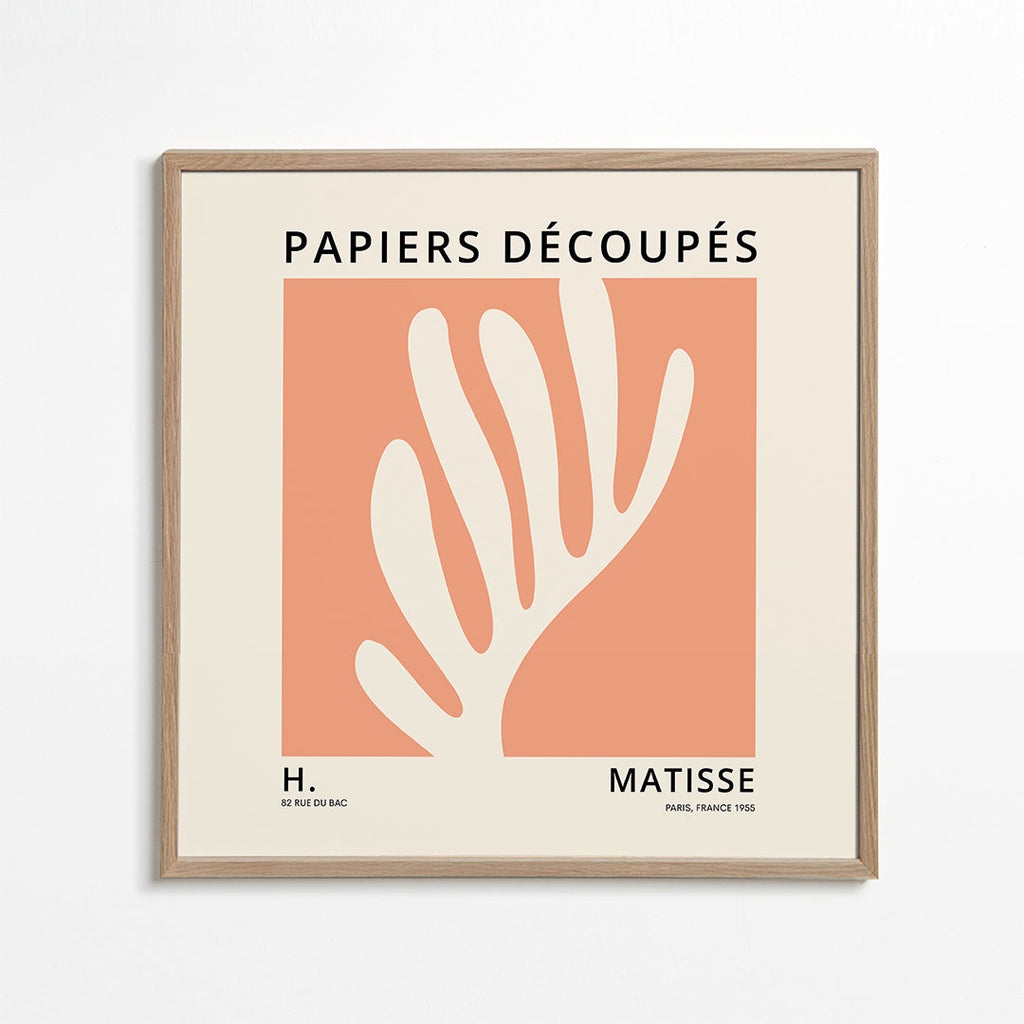 Henri Matisse ORANGE papiers decoupes II