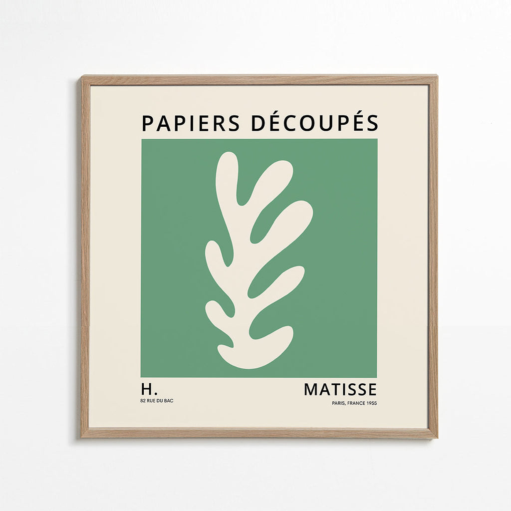 Henri Matisse GREEN papiers decoupes II
