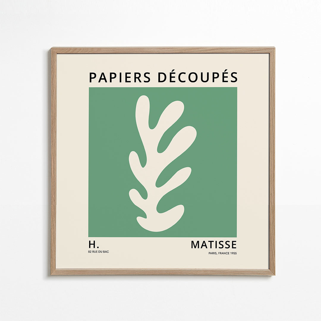 Henri Matisse GREEN papiers decoupes II