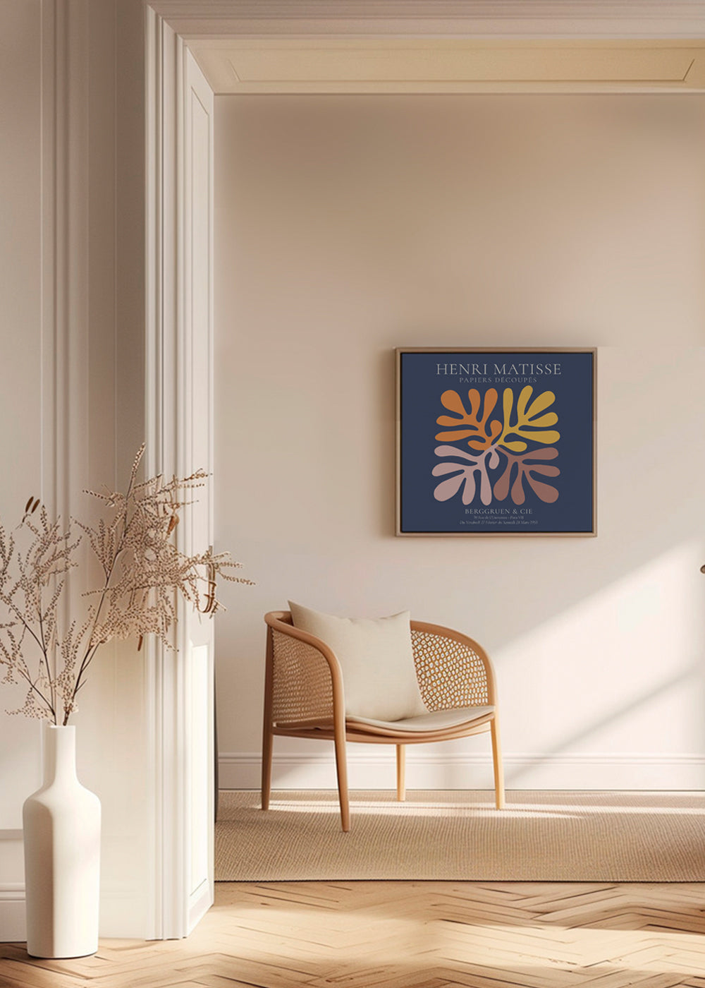 Henri Matisse NAVY papiers decoupes II