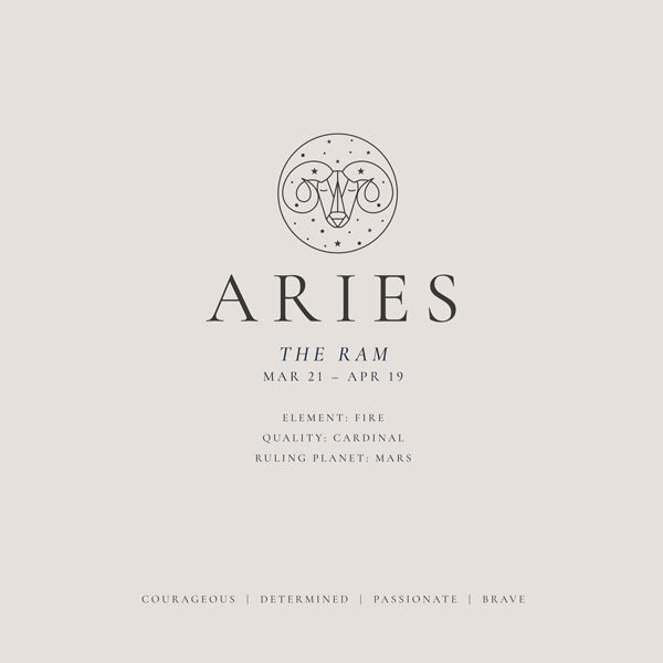 ARIES zodiac personality traits square