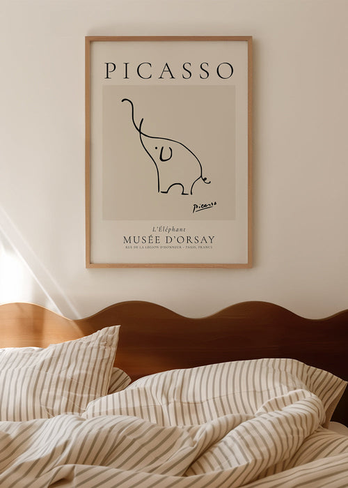Pablo Picasso Animals Drawings the elephant