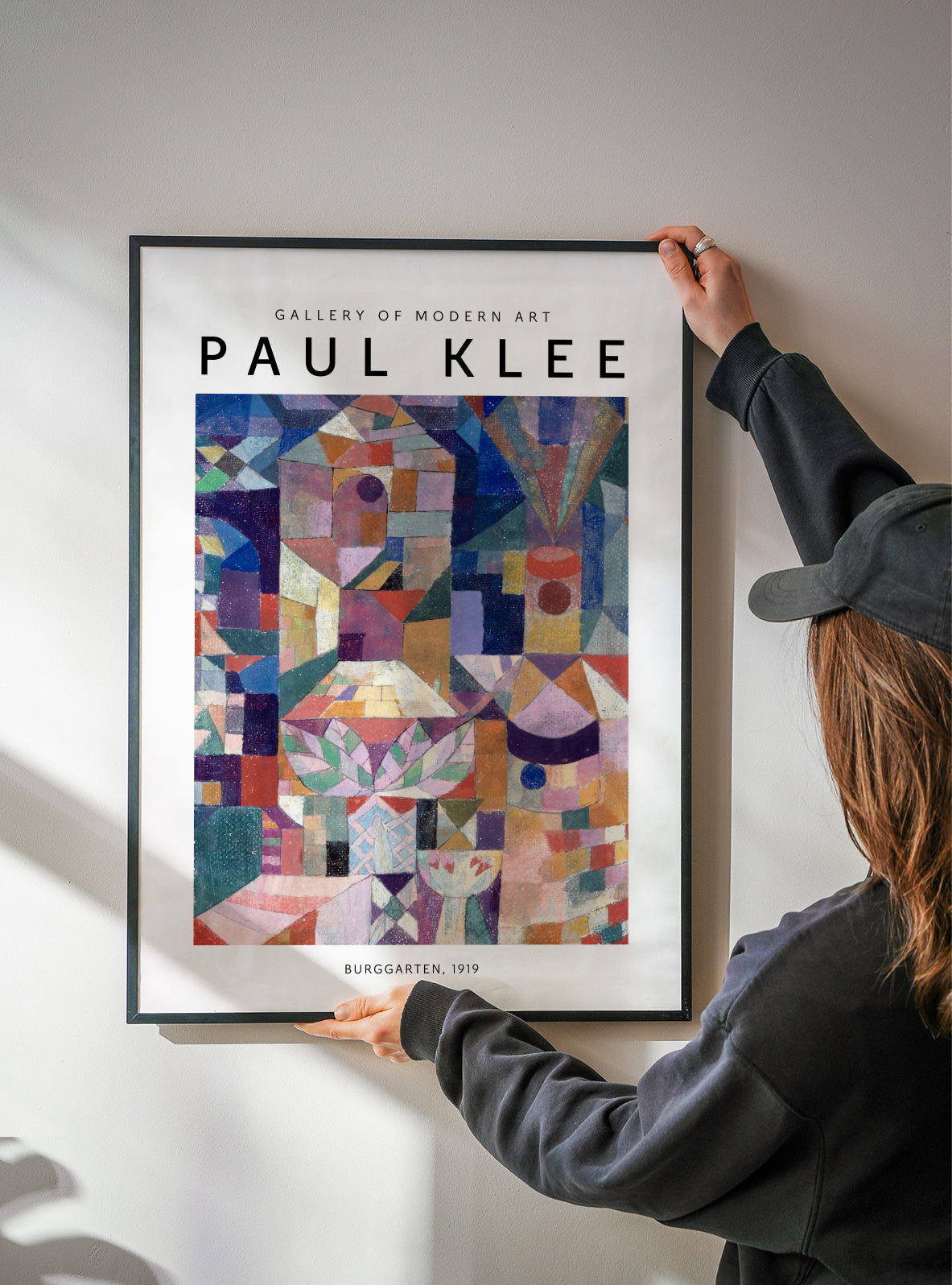 Paul Klee, BURGGARTEN, 1919 - Framed poster detail