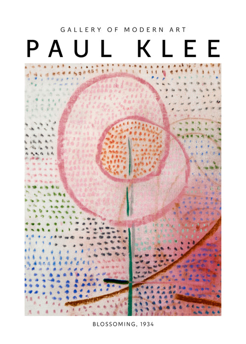 Paul Klee, Blossoming, 1934 - Obra sin marco