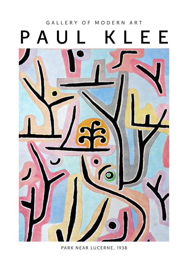 Abstract artwork with stylized trees | Wall art, framed prints and