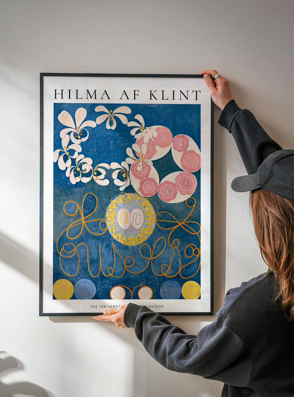 Hilma af Klint The Ten Largest - No 1 Childhood - Framed poster detail