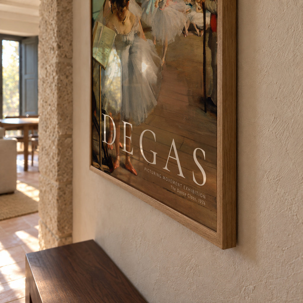 Edgar Degas The Blue Dancers, 1898 - Framed poster detail