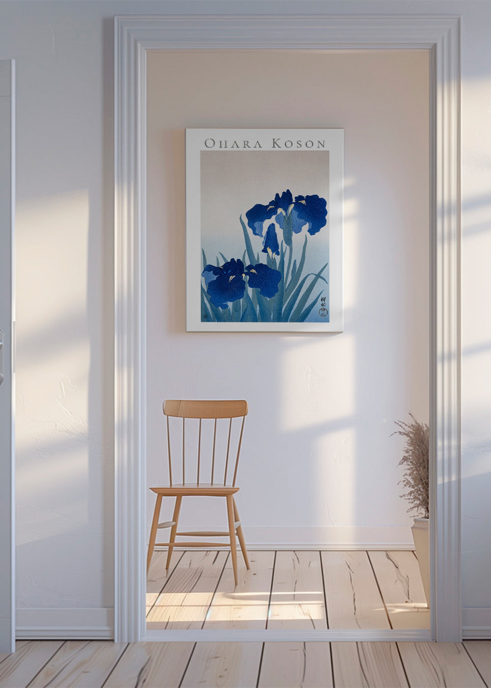 Ohara Koson Iris flowers