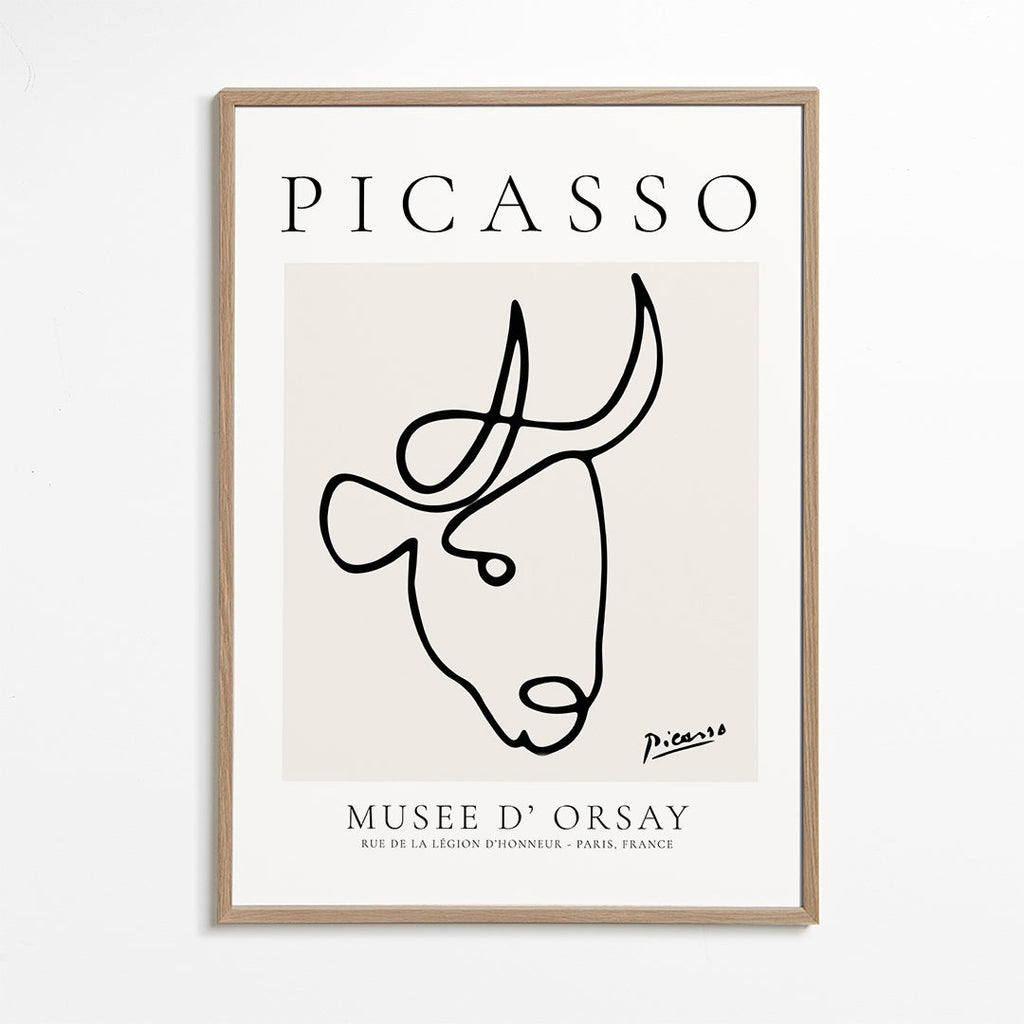 Pablo Picasso Animals Drawings the bull