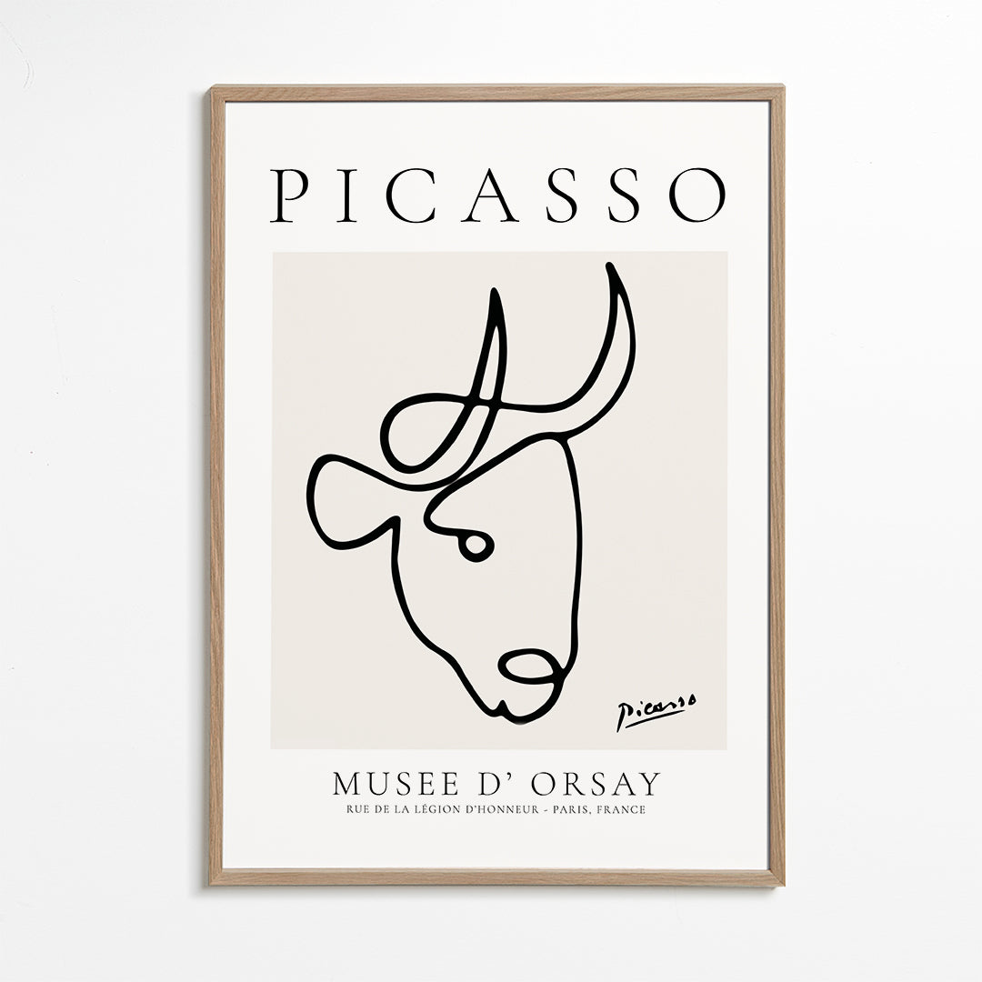 Pablo Picasso Animals Drawings the bull