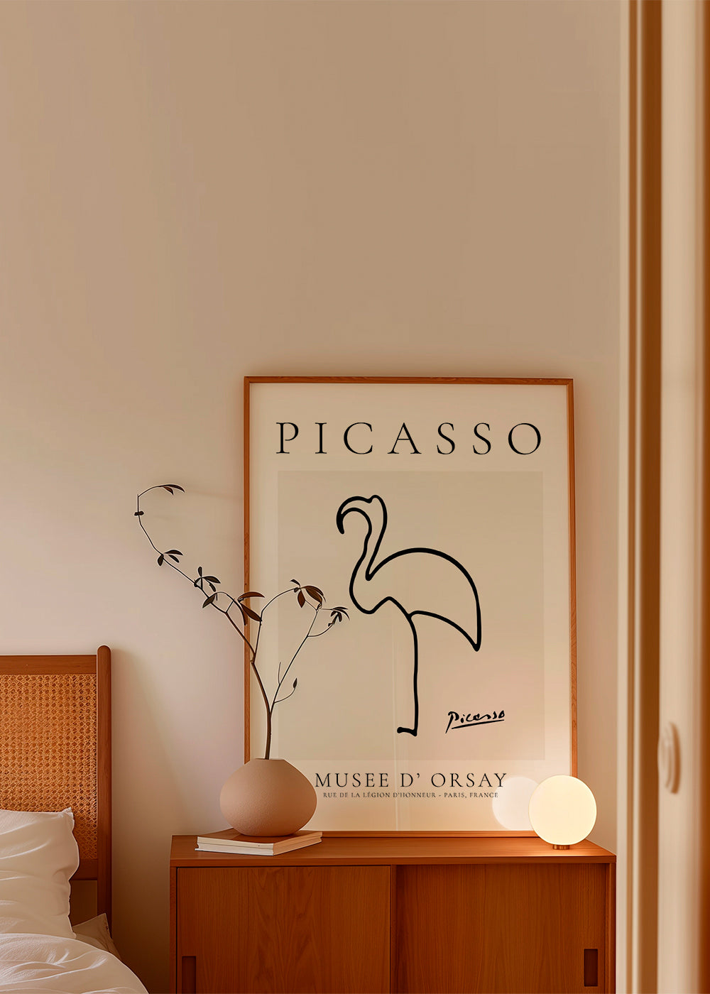 Pablo Picasso Animals Drawing Flamingo