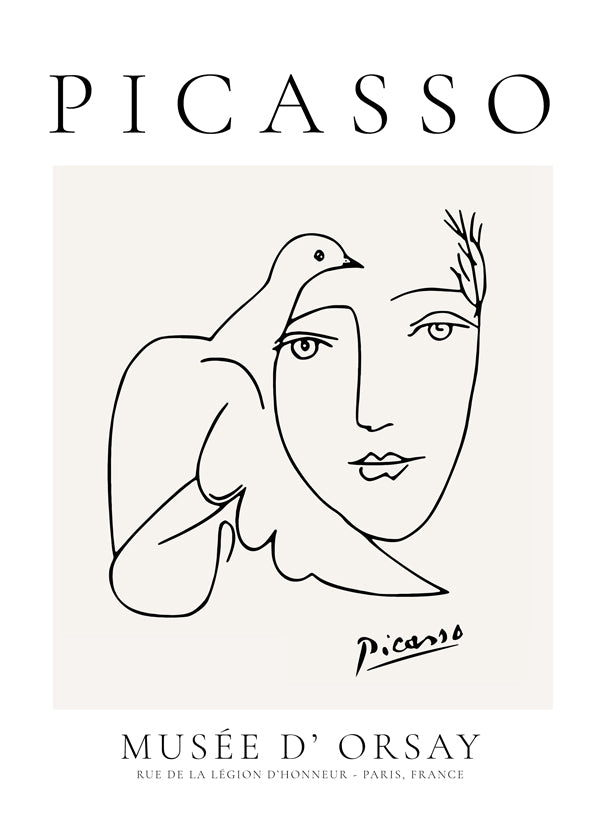 Pablo Picasso Dove Peace Women