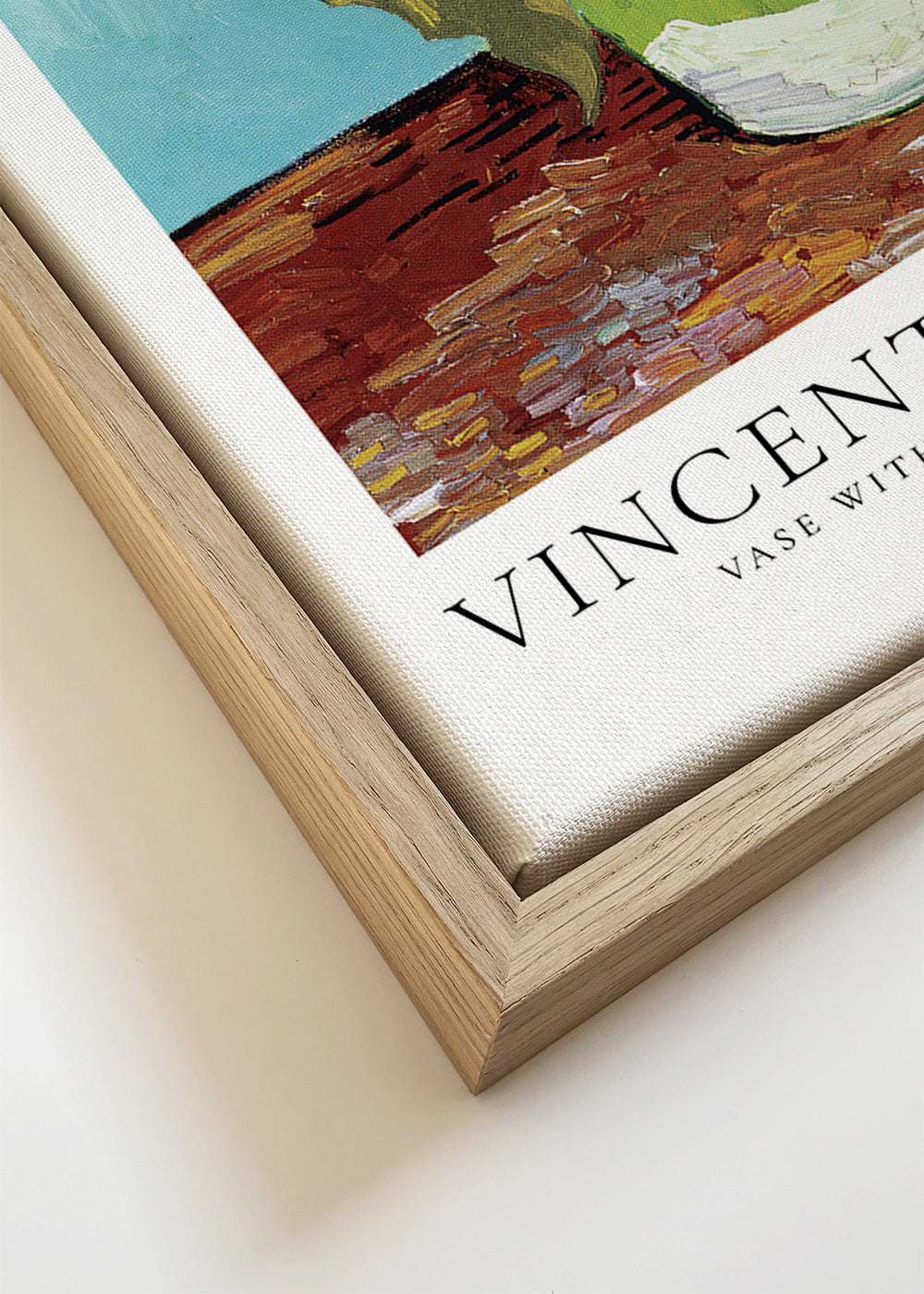 Vincent Van Gogh vase with three sunflowers