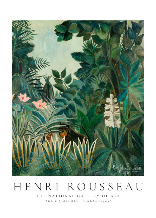 Henri Rousseau  The equatorial jungle