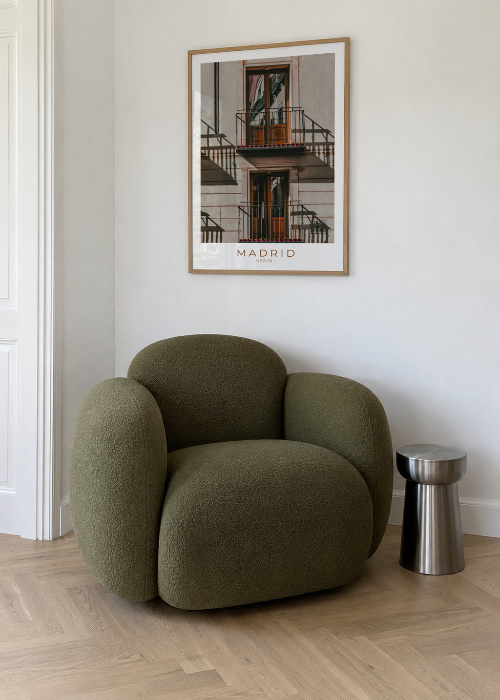 Spain Collection Madrid - Framed poster in an interior