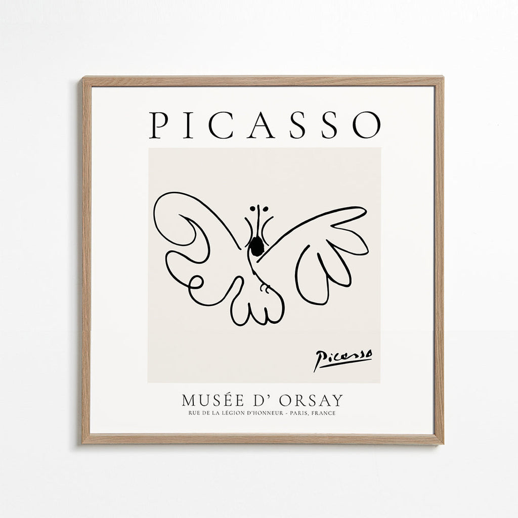 Pablo Picasso Animals Drawing butterfly II
