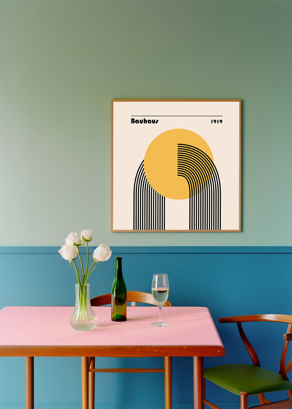 Bauhaus Venus yellow circle II