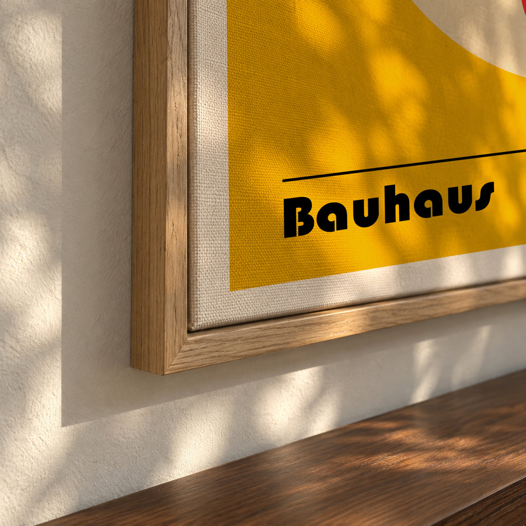 Bauhaus Eyes II - Framed canvas detail