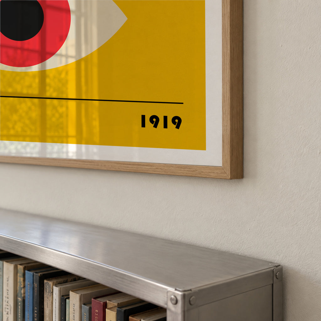 Bauhaus Eyes II - Framed poster detail
