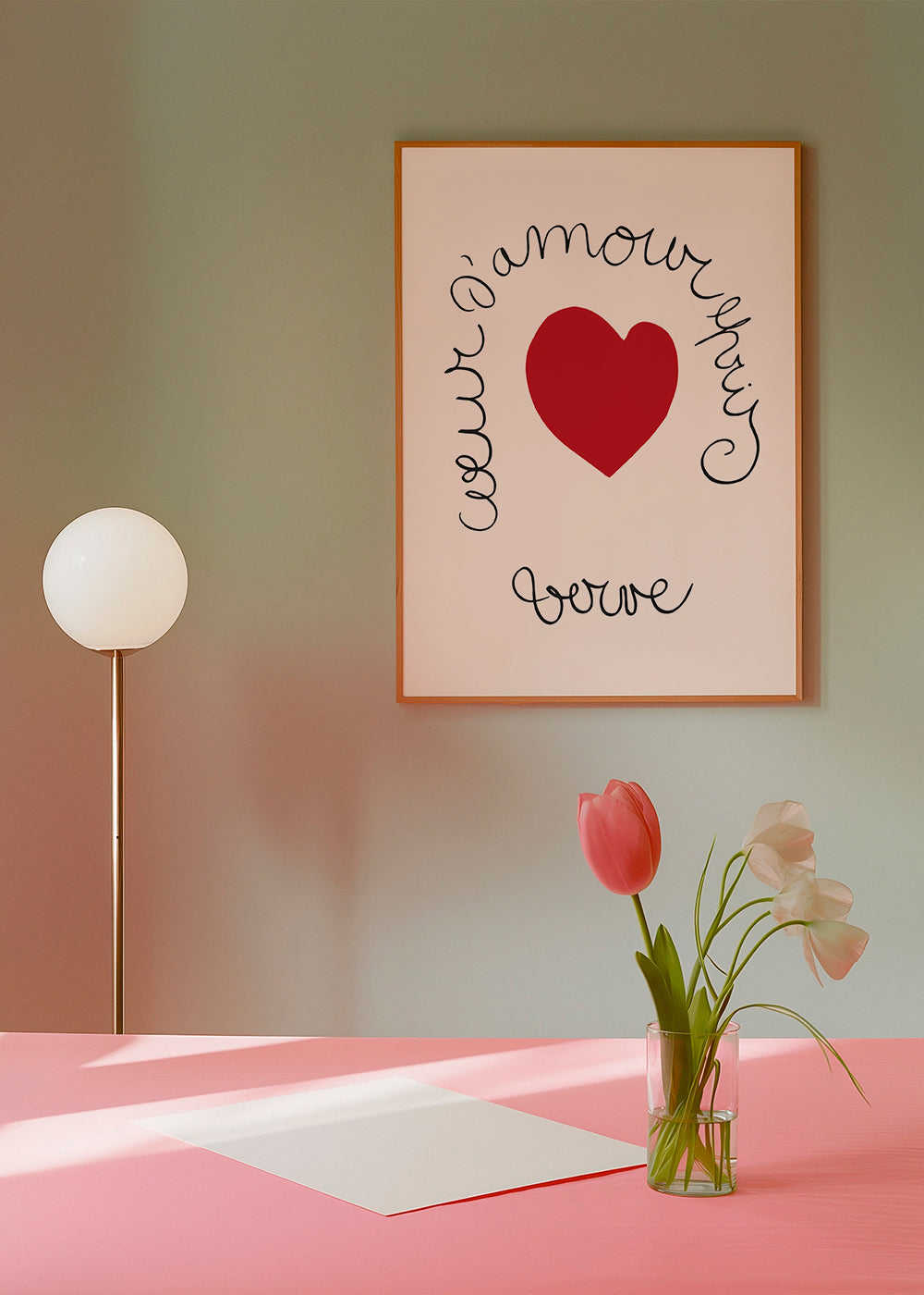 Henri Matisse "Coeur d'Amour Epris - Verve" love print