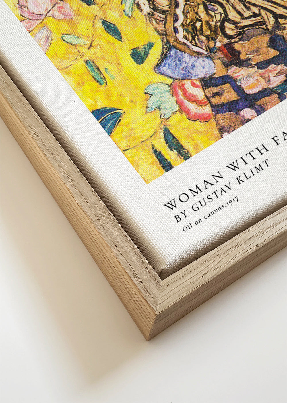 Woman with Fan by Gustav Klimt